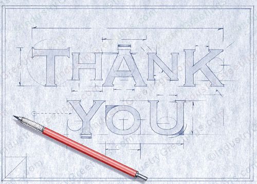 Engineering Thank You Card