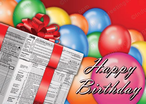 Accountant Gift Birthday Card