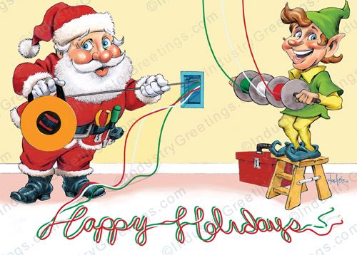 Holiday Wire Christmas Card