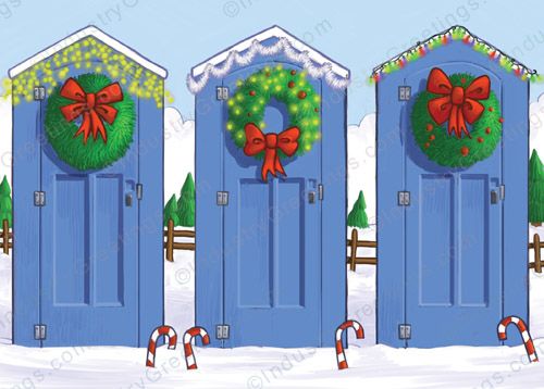 Holiday Porta-Potties Christmas Card