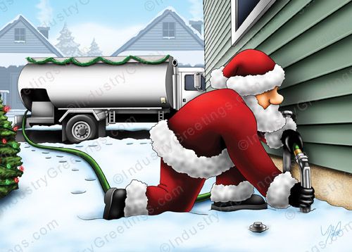 Home Heating Oil Christmas Card