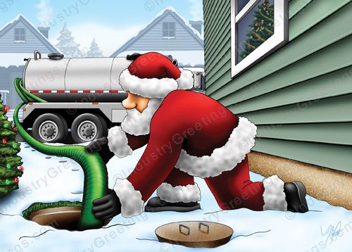 Best Septic Service Holiday Card