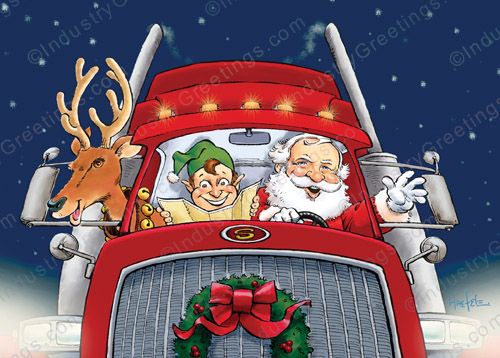 Trucking Industry Christmas Card