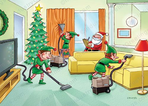 Cleaning Crew Christmas Card