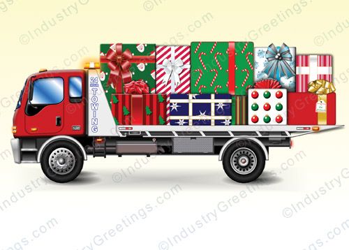 Towing Company Christmas Card