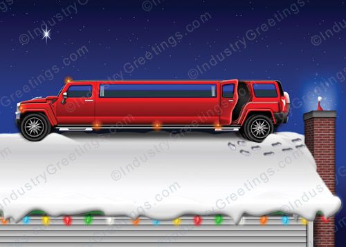 Limousine Business Christmas Card