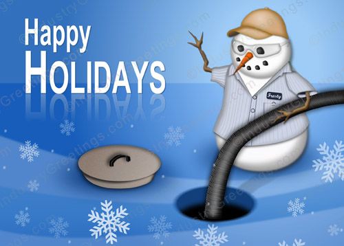 Frosty's Pumper Service Holiday Card