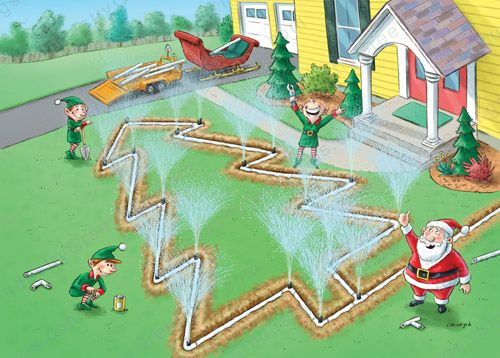 Irrigation Business Christmas Card