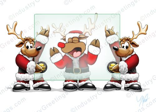 Funny Glass Company Christmas Card