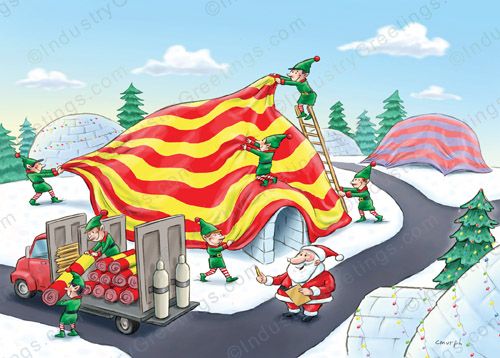 Santa's Fumigation Holiday Card