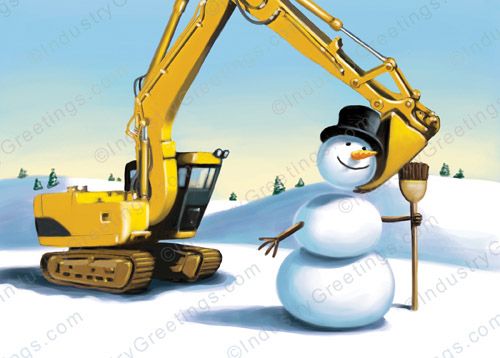 Excavation Company Christmas Card