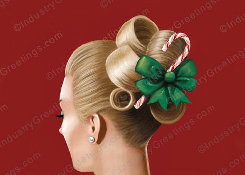 Beauty Salon Christmas Card