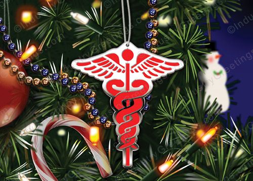 Medical Ornament Christmas Card