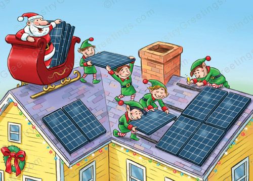 Solar Industry Christmas Card