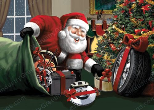Auto Parts for You Christmas Card