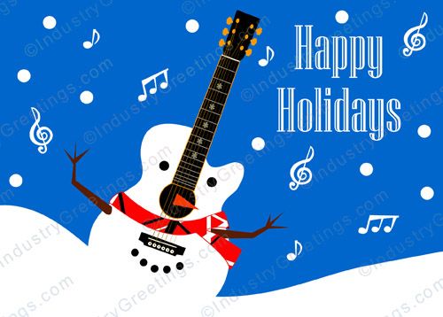 Music Lover's Holiday Card