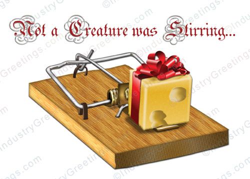 Creature was Stirring Holiday Card