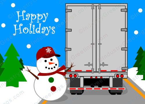 Frosty's Trailer Holiday Card