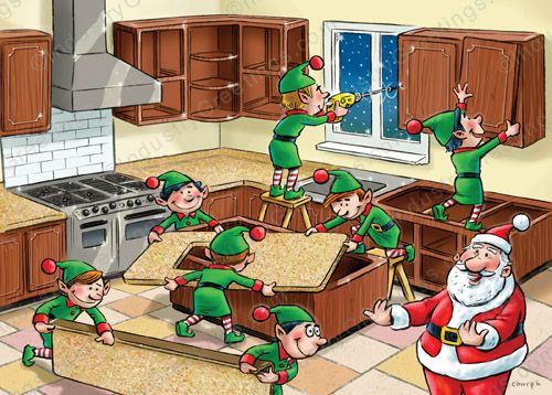 Kitchen Contractors Christmas Card