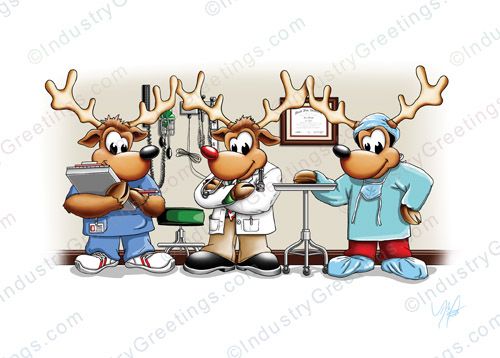 Medical Team Christmas Card