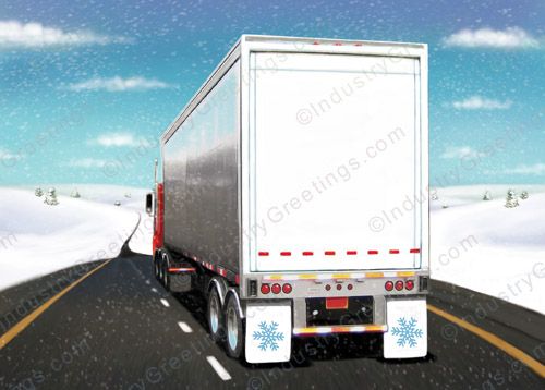 Holiday Truckload Christmas Card