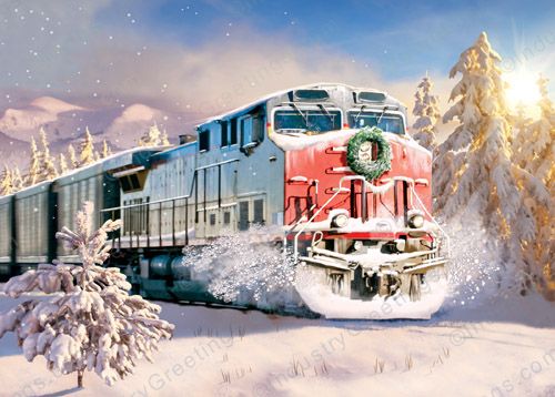 Rail Freight Christmas Card