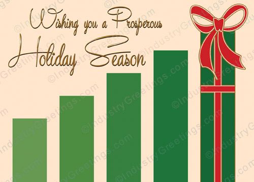 Prosperous Greeting Holiday Card
