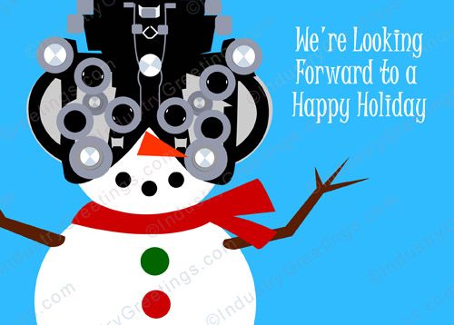 Optometrist Christmas Card