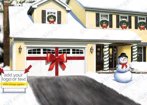 New Garage Door Christmas Card