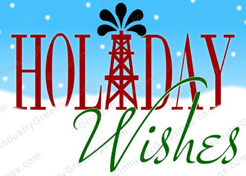Oilfield Wishes Holiday Card