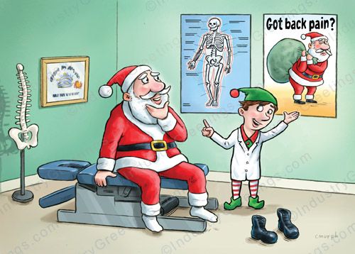 Chiropractor Christmas Card