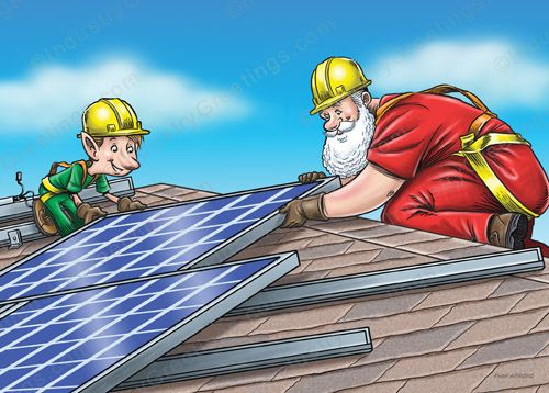 Favorite Solar Installer Holiday Card