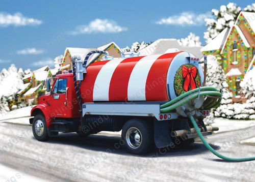 Candy Cane Septic Christmas Card