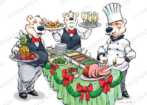 Catered Event Christmas Card