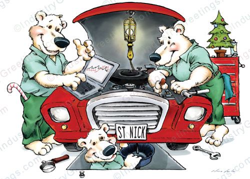 Auto Well Check Christmas Card