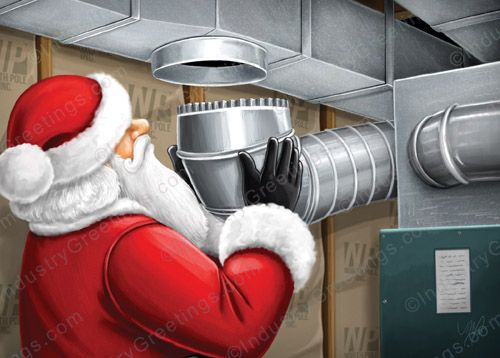 Duct Connection Christmas Card