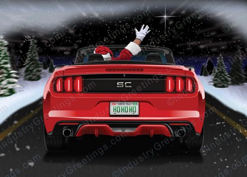Auto Industry Christmas Card