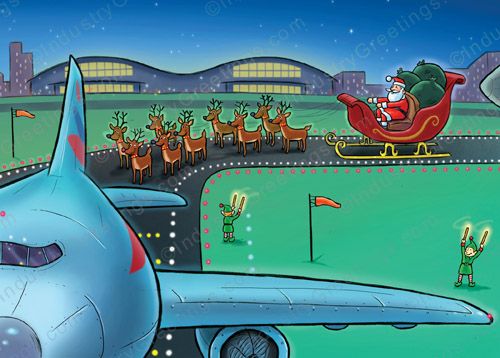 Aviation Industry Christmas Card