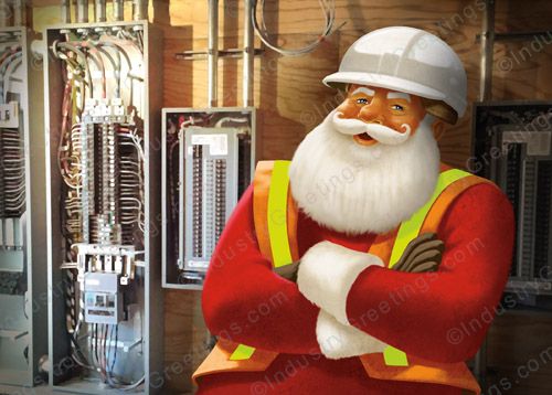 Electrical Panels Christmas Card