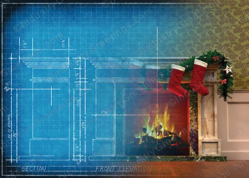 Interior Build Christmas Card