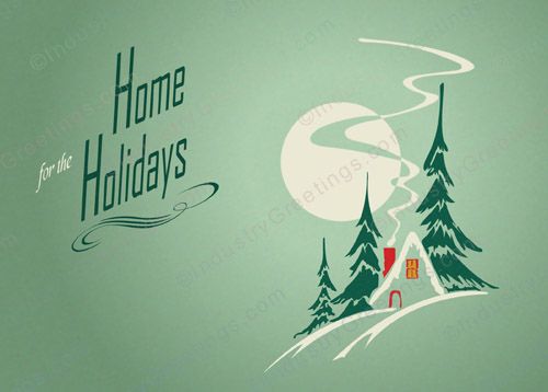 Vintage Home Christmas Card