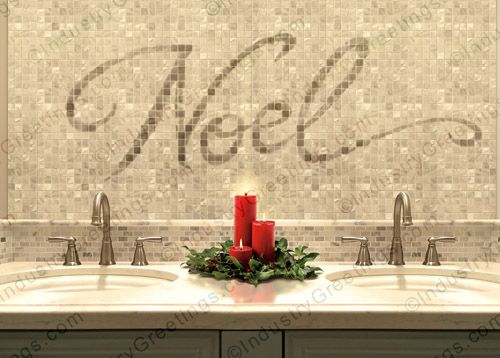 Tile Contractor Christmas Card