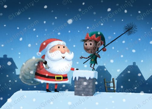 Chimney Service Christmas Card