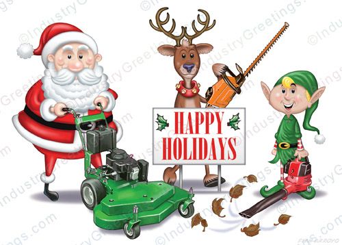 Landscape Crew Holiday Card