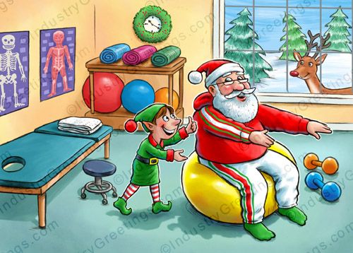 Physical Therapist Christmas Card