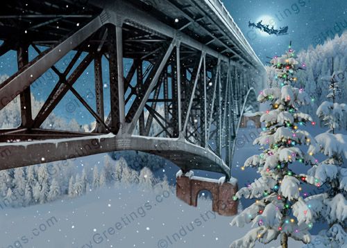 Building Bridges Christmas Card