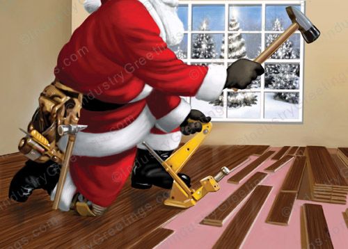 Flooring Installation Christmas Card