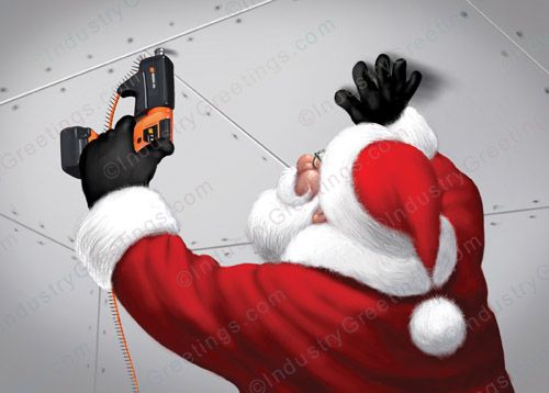 Drywall Contractor Christmas Card