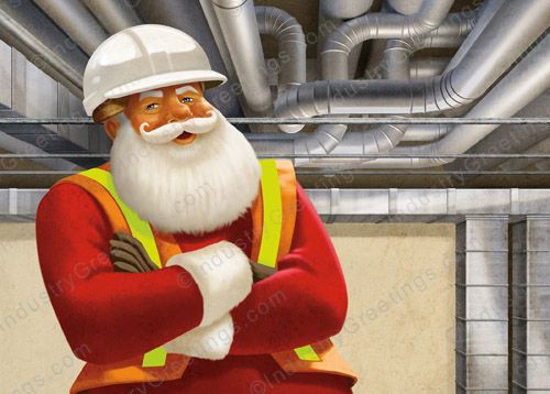 HVAC Contractor Christmas Card