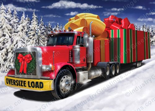 Trucking Company Christmas Card